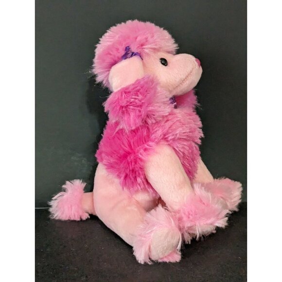 TY Beanie Baby - OOH-LA-LA the Pink Poodle Dog (6 inch) - MWMTs Stuffed Animal - Picture 2 of 11